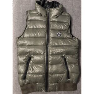 American Eagles Boys Small Green Puffer Vest